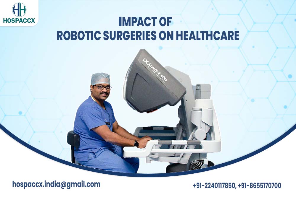 Impact of robotics surgeries on healthcare