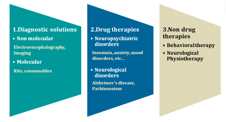 Show result on Google when searching for neurology market scenario in India