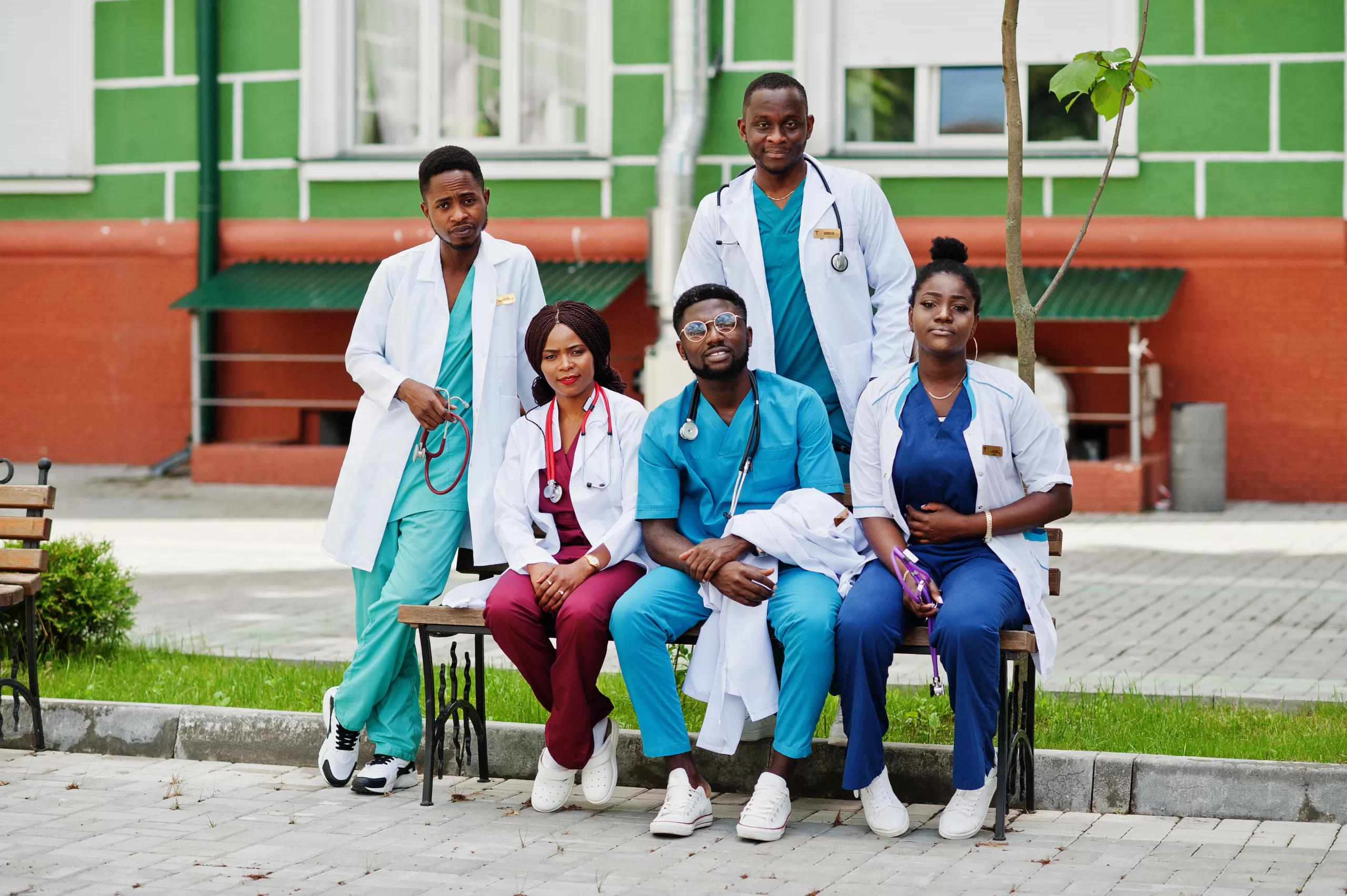 group african medical students posed outdoor 1 scaled Leading Healthcare Consulting Across Democratic Republic of the Congo