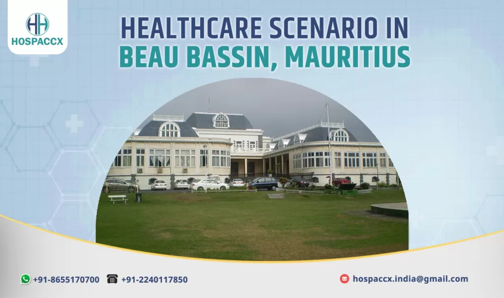 Residents accessing medical services in Beau Bassin, Mauritius