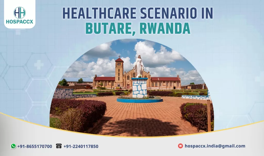 Doctors and nurses providing care to patients at a hospital in Butare,