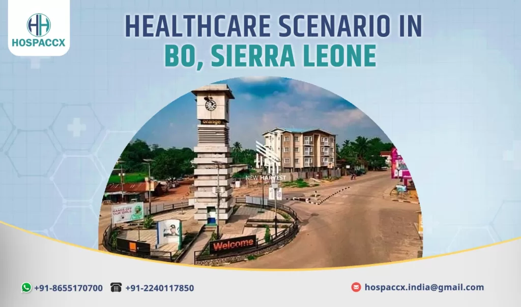 Doctors and nurses providing patient care in Bo, Sierra Leone hospital