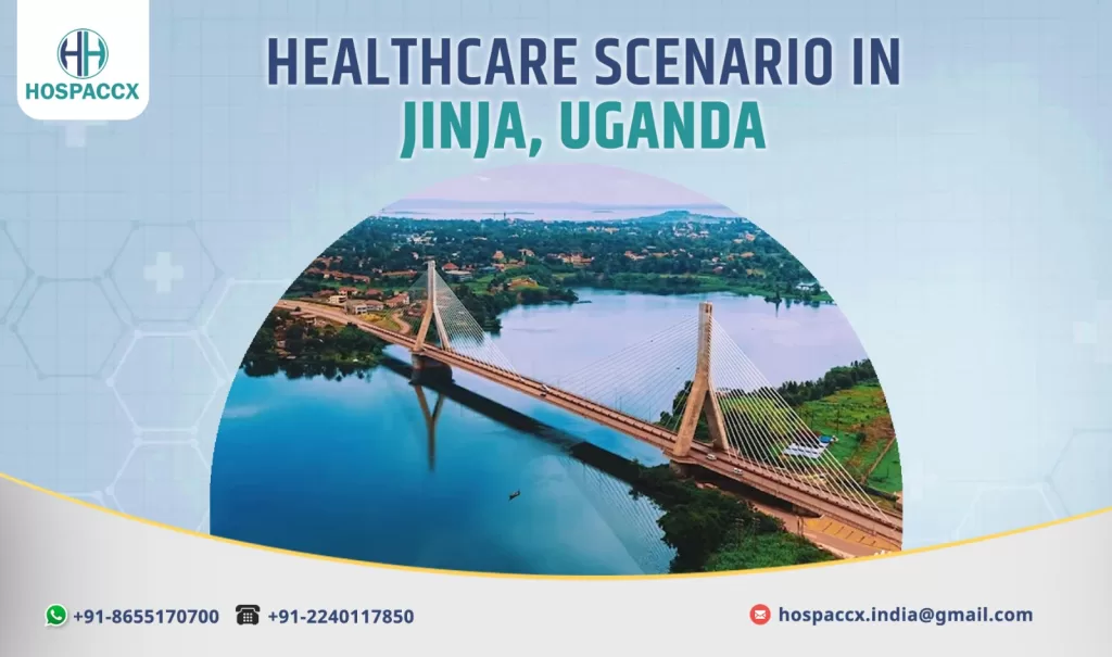 Hospaccx Consulting team analyzing healthcare infrastructure in Jinja