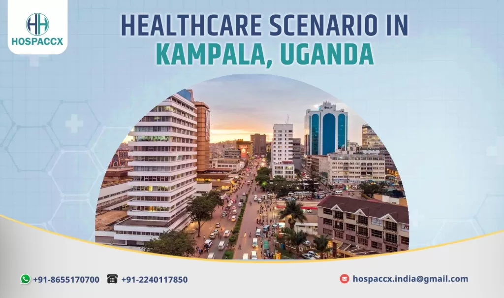 Exterior view of a healthcare facility in Kampala