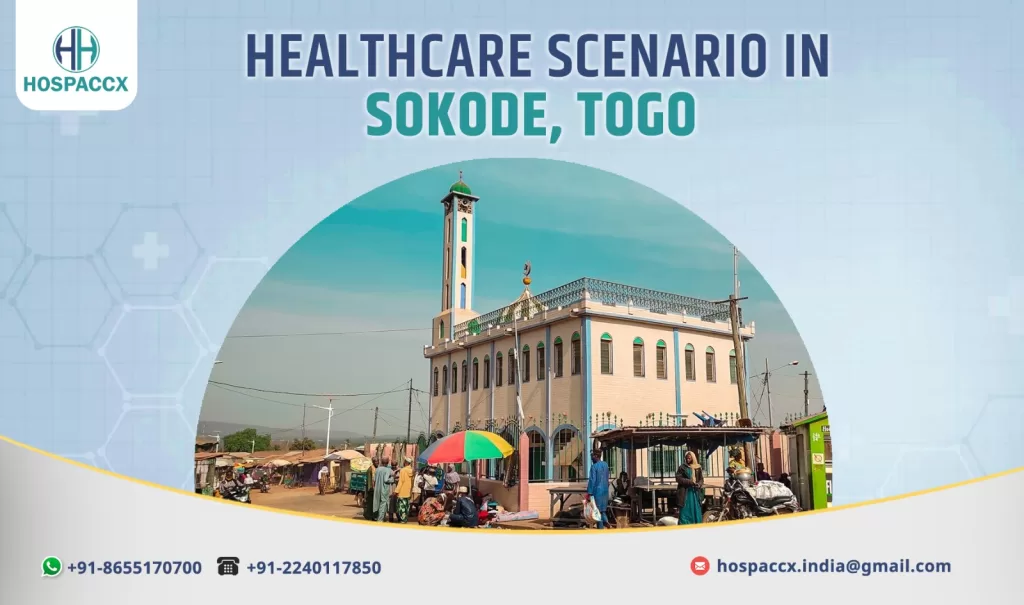 Healthcare workers at a clinic in Sokodé