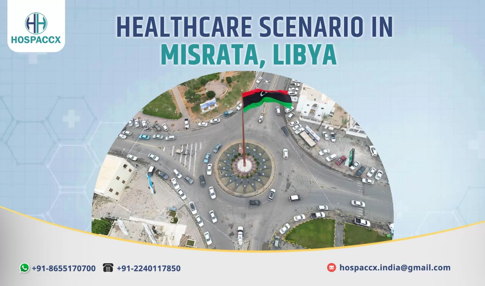 Doctors and nurses working in a Misrata healthcare facility